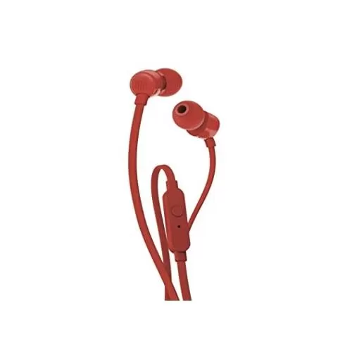 JBL T110 Wired In Red Ear Headphones price hyderabad
