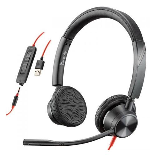 Poly Blackwire 3325 Microsoft Teams Certified USB A Wired Headset price hyderabad