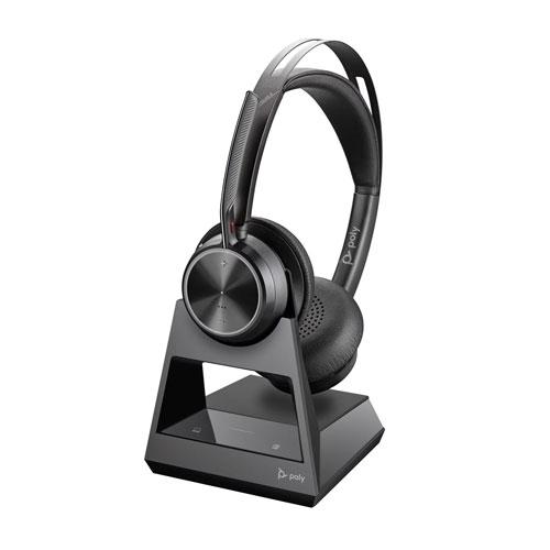 Poly Voyager Focus 2 USB A With Charge Stand Wifi Headset price hyderabad
