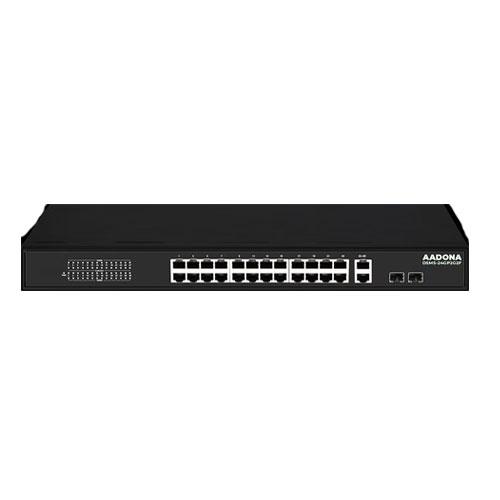 Aadona DUS 24G 2G 2F Unmanaged Ethernet Switch price hyderabad