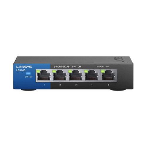 Linksys LGS105 5 Port Gigabit Unmanaged Switch price hyderabad