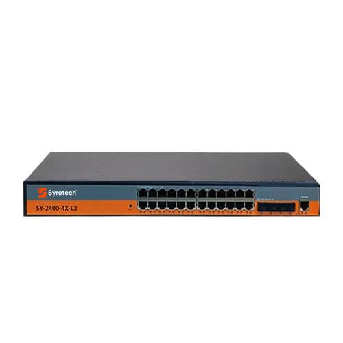 Syrotech SY 2400 4X L2 24 Port PoE Switch price hyderabad