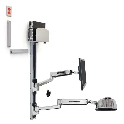 Ergotron LX Sit Stand Wall Mount System HYDERABAD, telangana, andhra pradesh, CHENNAI