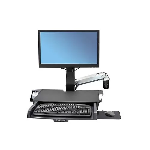 Ergotron StyleView Sit Stand Combo Arm Worksurface price hyderabad