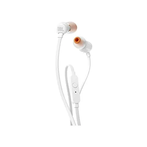 JBL T110 Wired In White Ear Headphones price hyderabad