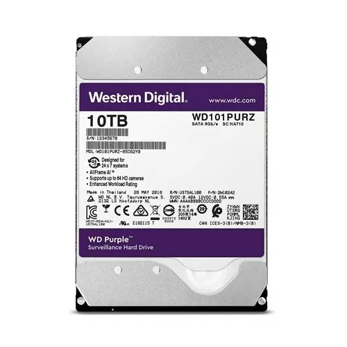 Western Digital Purple 10TB Surveillance Hard Drive HYDERABAD, telangana, andhra pradesh, CHENNAI