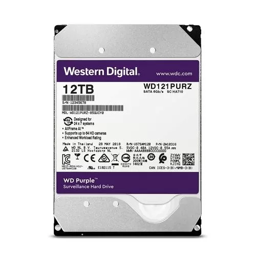 Western Digital Purple 12TB Surveillance Hard Drive HYDERABAD, telangana, andhra pradesh, CHENNAI